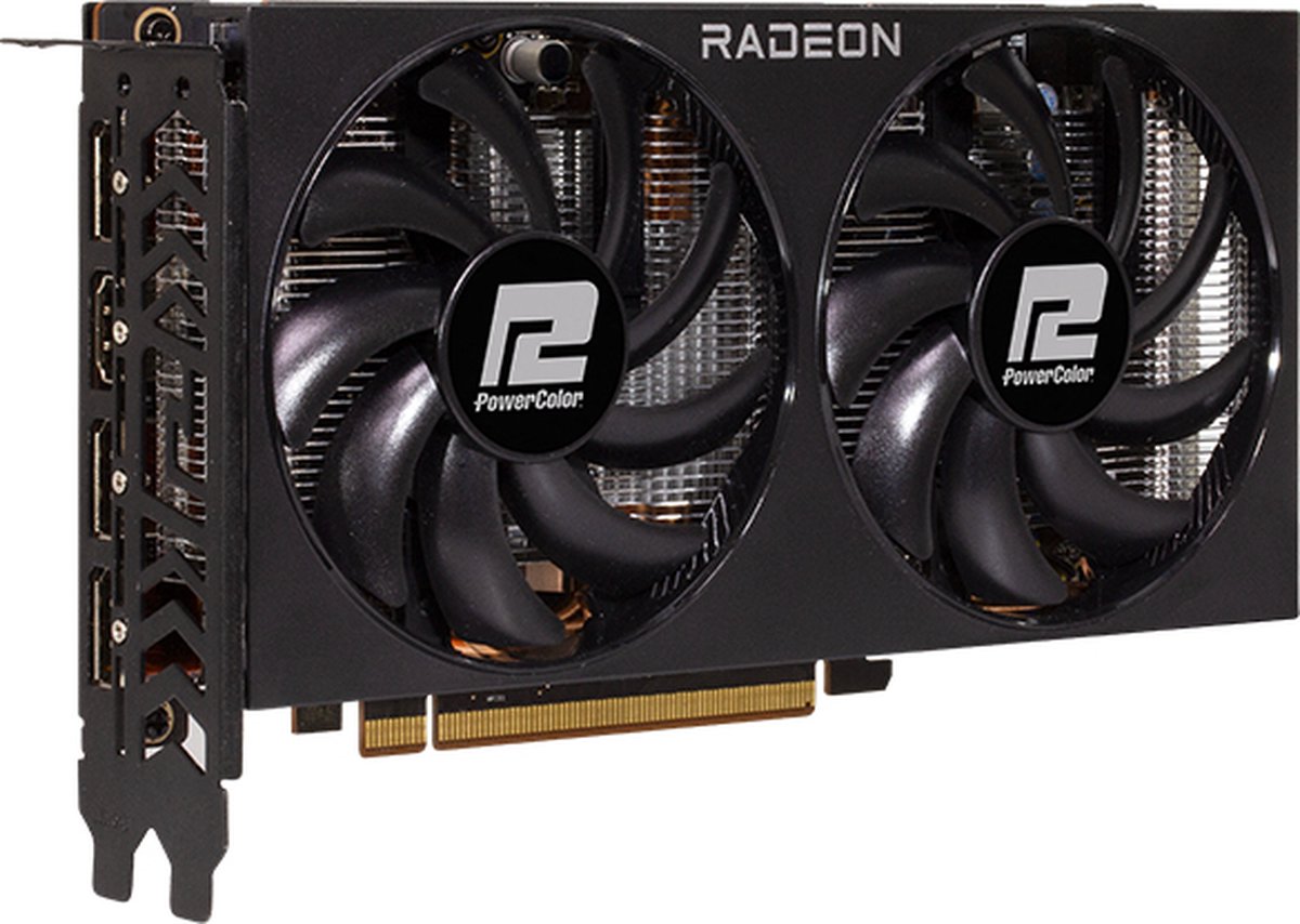 Powercolor Fighter Amd Radeon Rx 7600 - Pcie 4.0 - 1X Hdmi - 3X Displayport videokaart - afbeelding 2