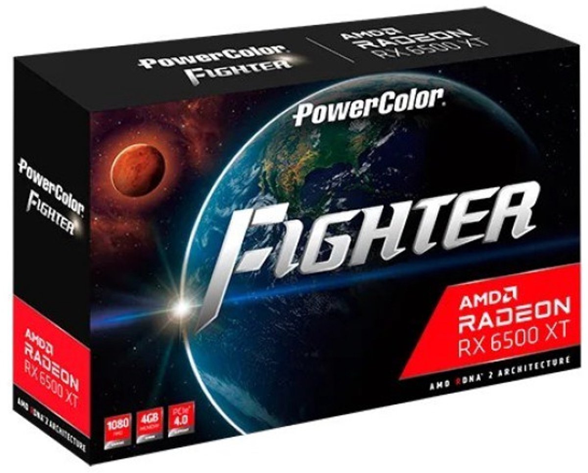 Fighter AMD Radeon RX 6500 XT 4GB GDDR6 - afbeelding 3