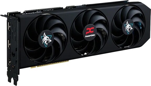 Powercolor hellhound radeon rx 9060 xt 8g 2 orig - PowerColor Hellhound Radeon RX 9060 XT 8GB Videokaart (Black)