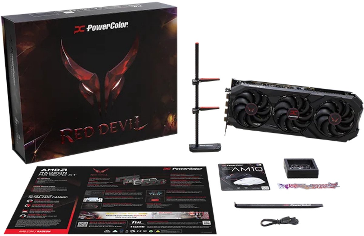 Powercolor radeon rx 9070 xt red devil 10928391 2 orig - Powercolor Radeon Rx 9070 Xt Red Devil Limited Oc 16GB Videokaart