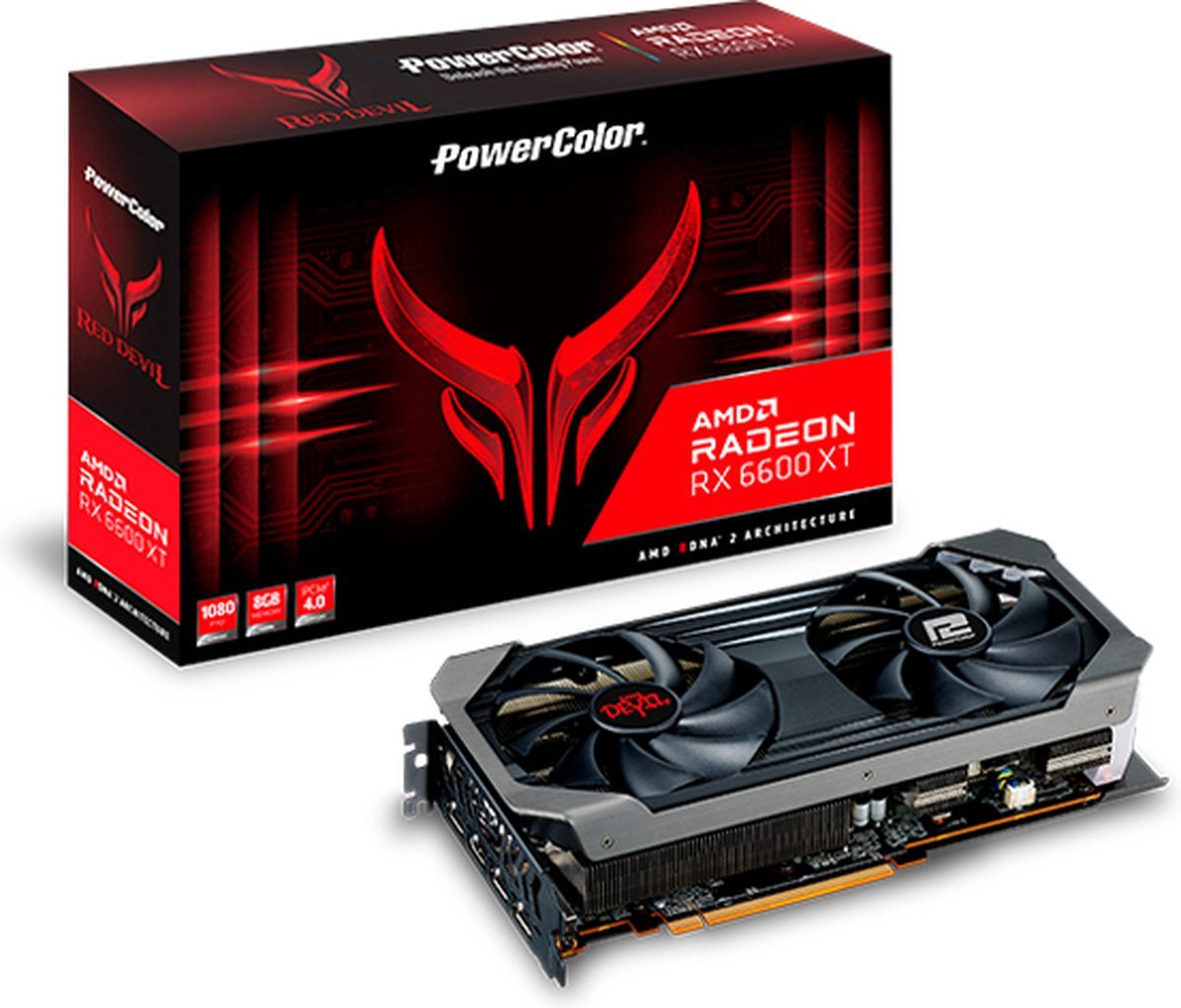 PowerColor Powercolor Red Devil Rx 6600Xt Amd Radeon Rx 6600 Xt 8 Gb Gddr6