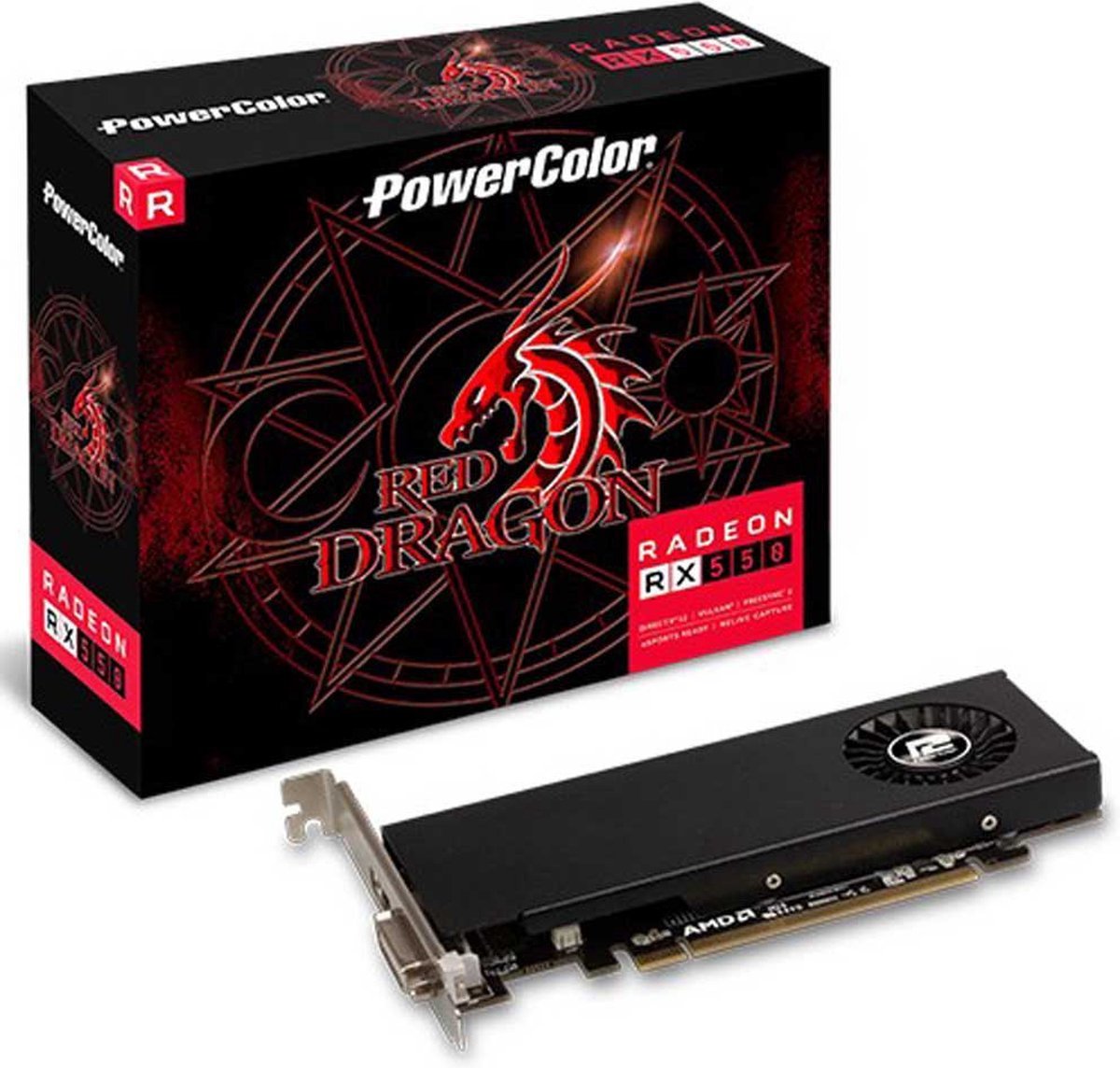 PowerColor Powercolor Red Dragon Radeon Rx 550 Amd 4 Gb Gddr5