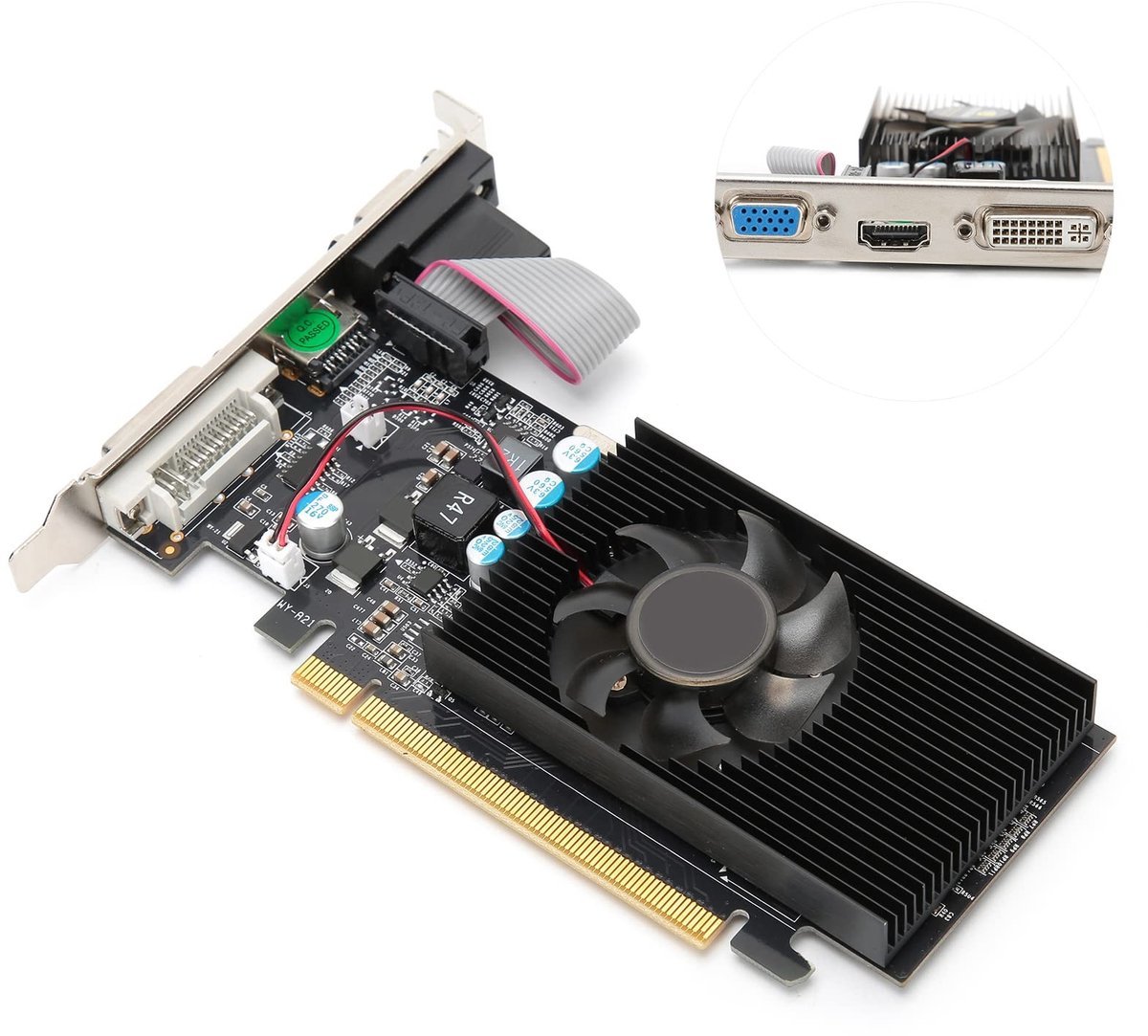 PUSOKEI Pusokei Gt210 1Gb Ddr2 Graphics Card - Ideaal Voor Gaming En Desktop