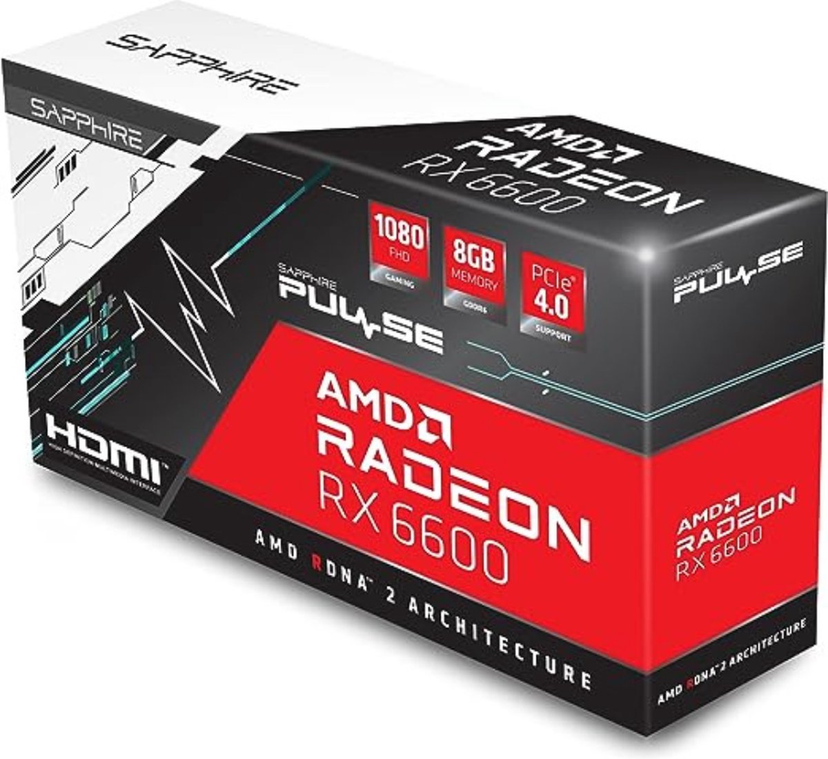 Sapphire Pulse – Amd Radeon – Rx 6600 – Graphics Kaart - Gaming – 8Gb – Gddr6 – videokaart - afbeelding 5