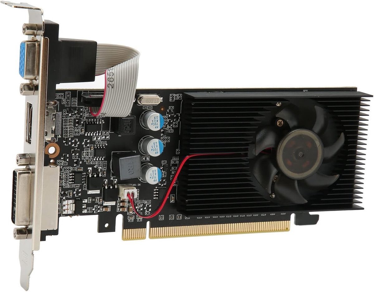 SnelShoppen Snelshoppen - Gt 210 Grafische Kaart 1Gb 64Bit Gddr3 589Mhz 1000Mhz Pci Express2.0 Vga Dvi Laagprofiel Desktop Videokaart Voor Pc