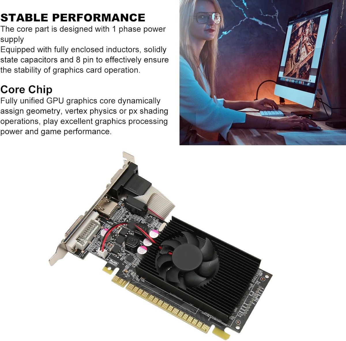 Snelshoppen gt210 512m 64bit ddr3 met koel 6351781 3 orig - SnelShoppen GeForce GT 210 512MB DDR3 0GB Videokaart