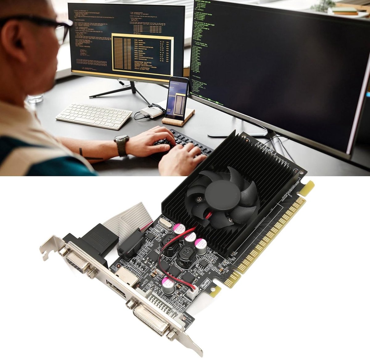 Snelshoppen gt210 512m 64bit ddr3 met koel 6351781 5 orig - SnelShoppen GeForce GT 210 512MB DDR3 0GB Videokaart