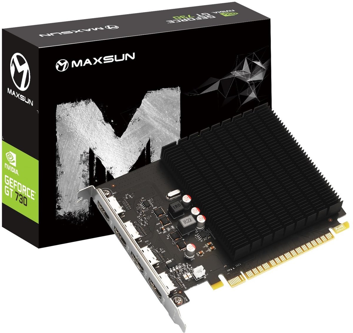 SolidKeus Solidkeus - Geforce Gt 730 Grafische Kaart Met 4Gb Gddr3 En 4X Hdmi