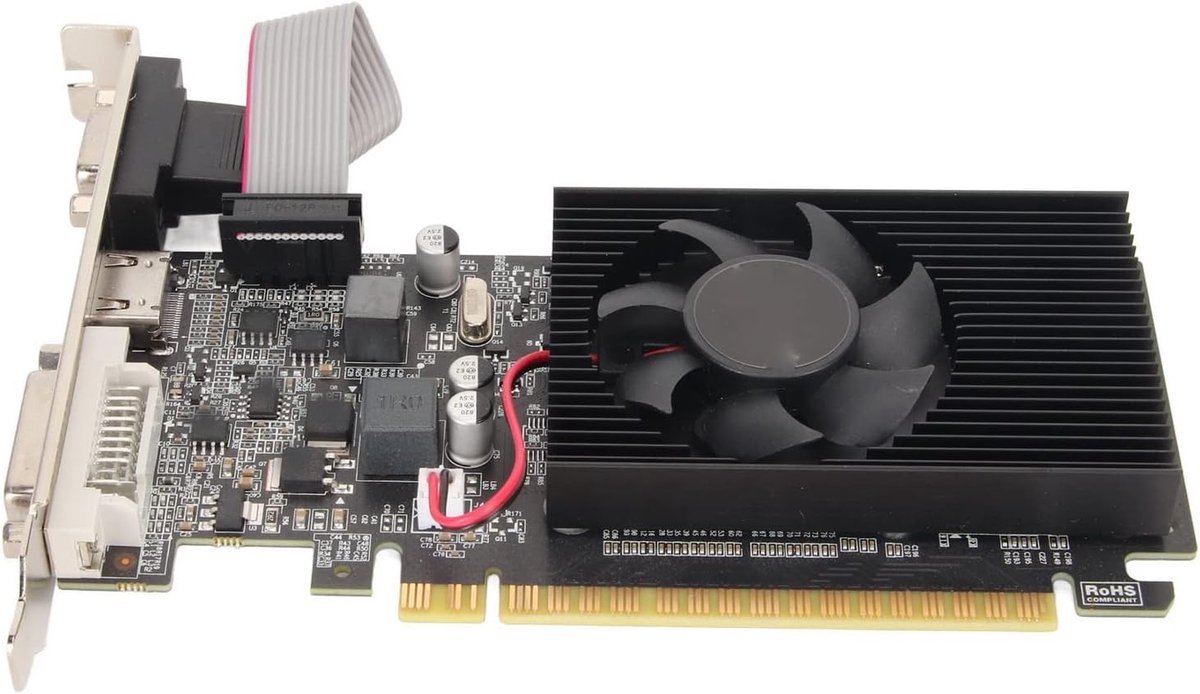SPHProducts Sphproducts - Grafische Kaart - Stil - Zwart - Kantoor En Gaming - 1Gb Ddr3 - Dvi Vga Hdmi - Pci Express 2.0X16