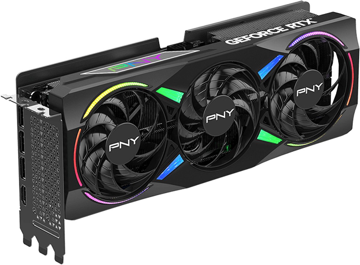 VGA PNY GeForce RTX 5070 Ti Epic-X RGB OC 16GB Videokaart (Black) - afbeelding 3