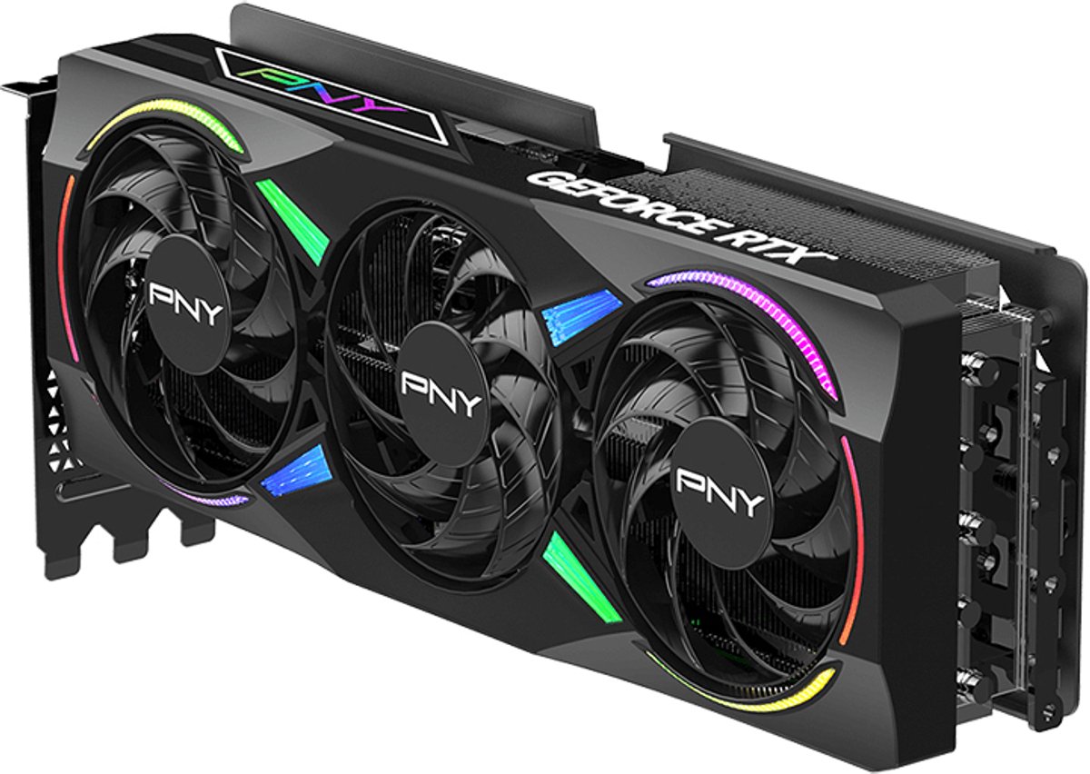 VGA PNY GeForce RTX 5070 Ti Epic-X RGB OC 16GB Videokaart (Black) - afbeelding 8