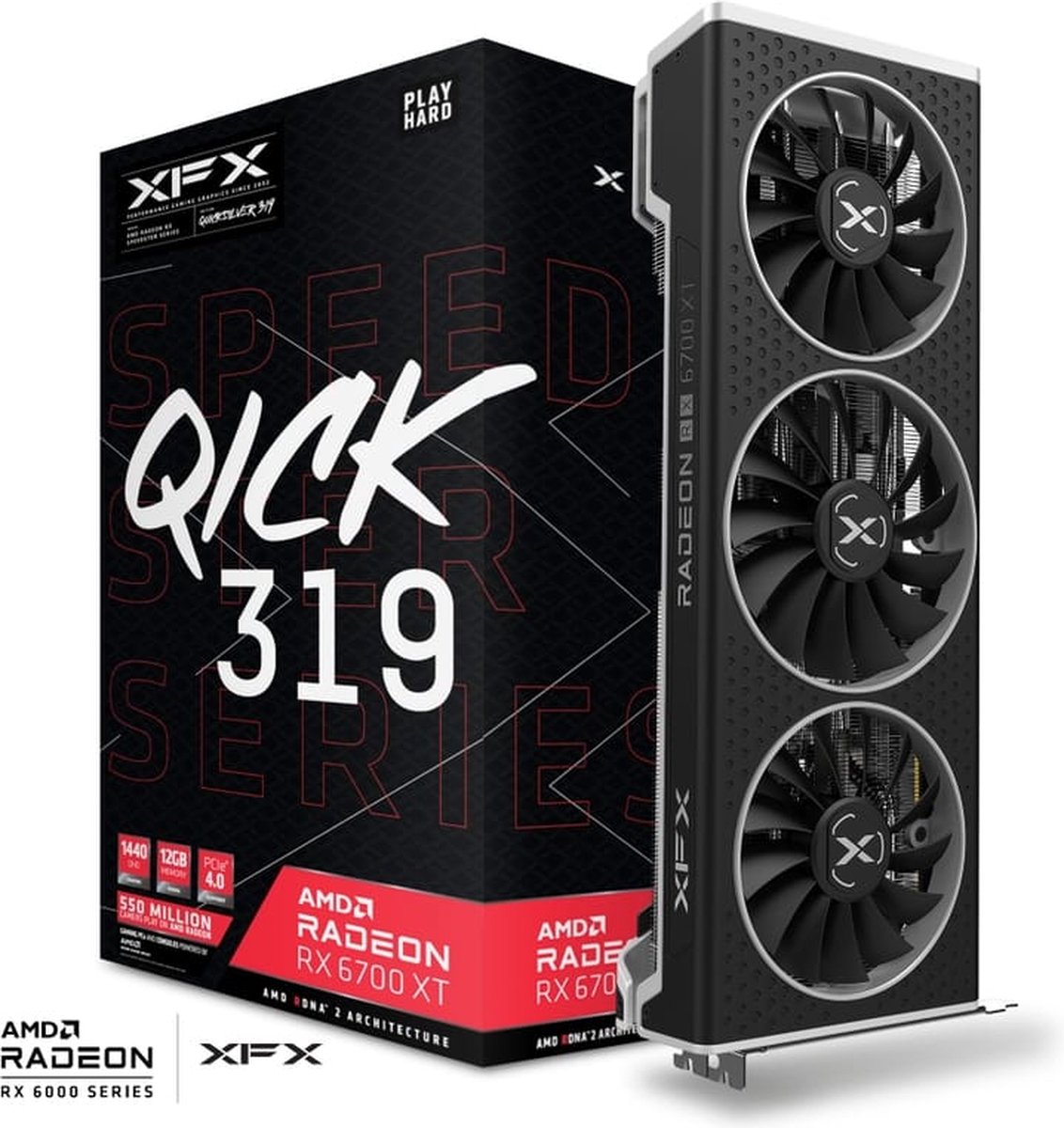 RX 6700 XT 12GB GDDR6 Videokaart - afbeelding 2