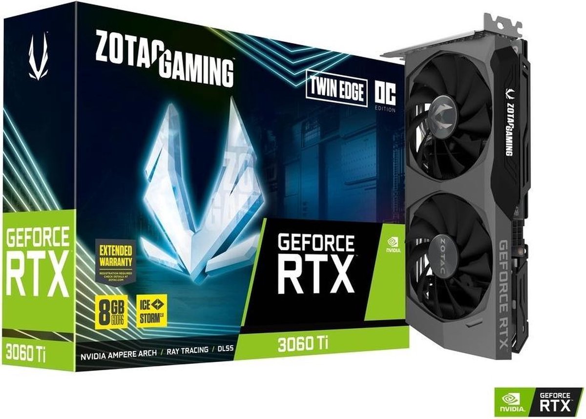 Zotac Geforce Rtx 3060 Ti Twin Edge Oc 8Gb Lhr - Videokaart - afbeelding 8