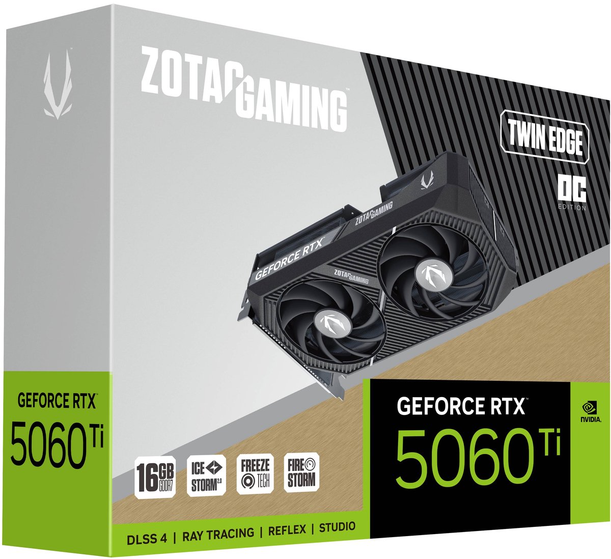Gaming GeForce RTX 5060 Ti 16GB Twin Edge OC Videokaart - afbeelding 2