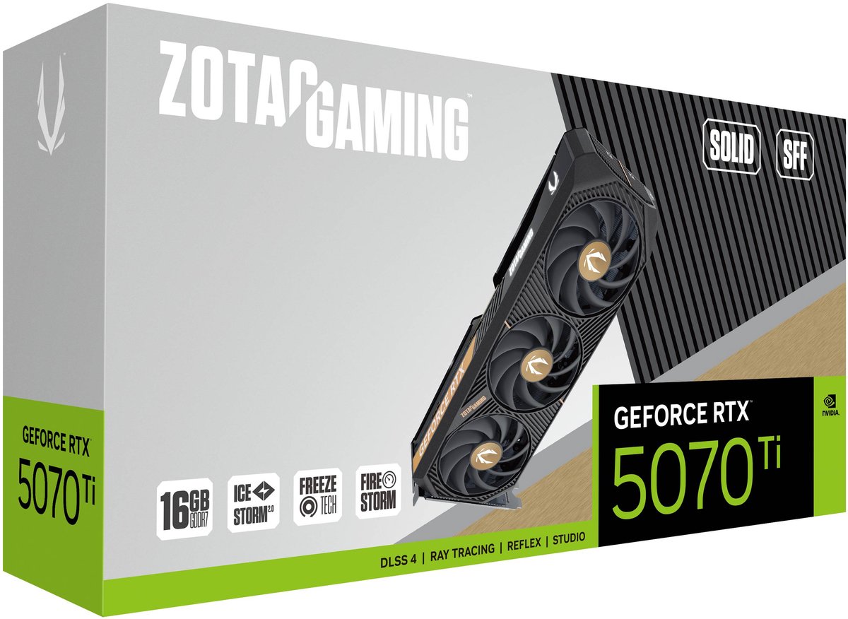 GeForce RTX 5070 Ti Solid SFF 16GB Videokaart - afbeelding 2