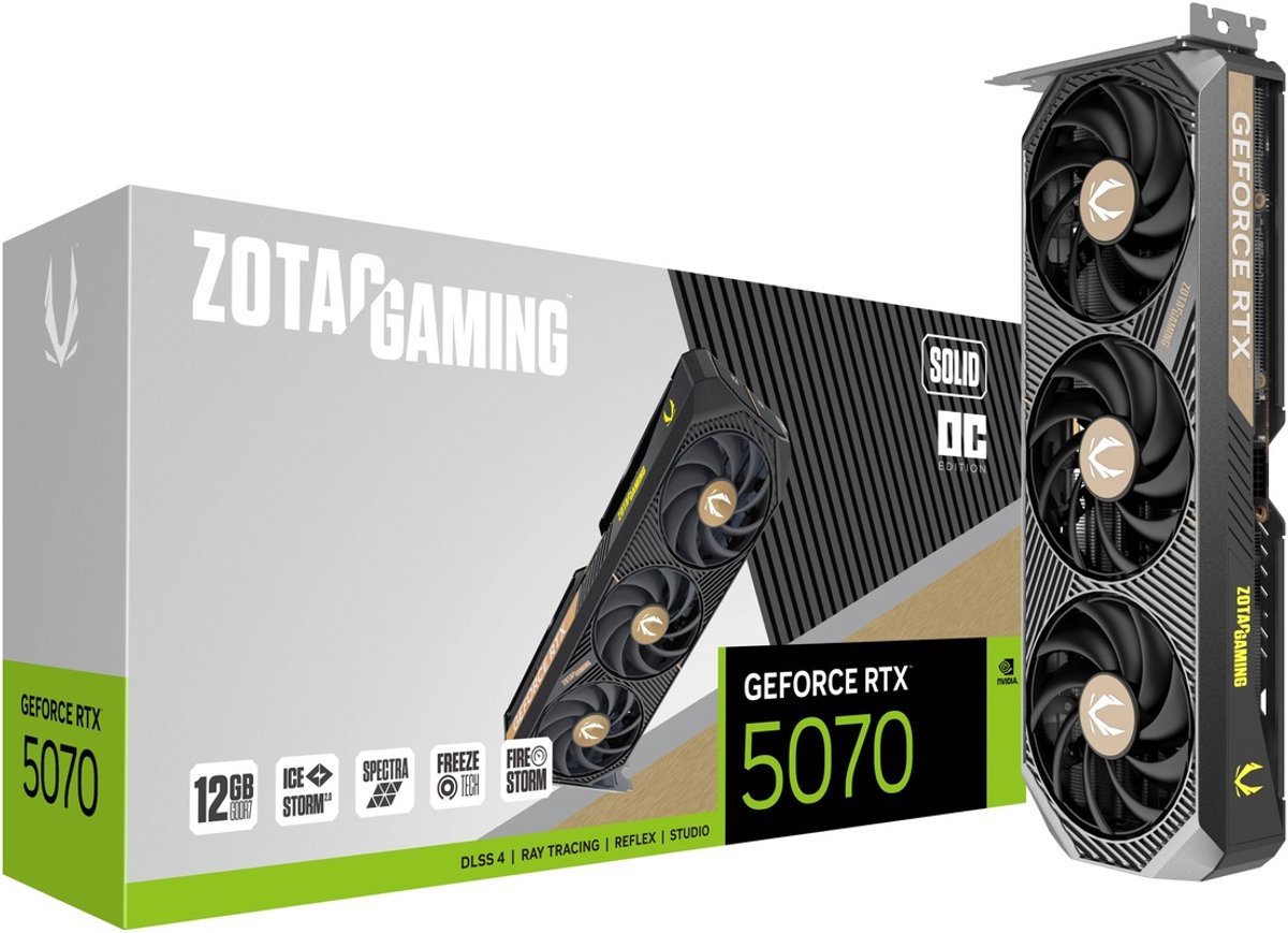 ZOTAC ZOTAC Geforce RTX 5070 SOLID OC grafische kaart