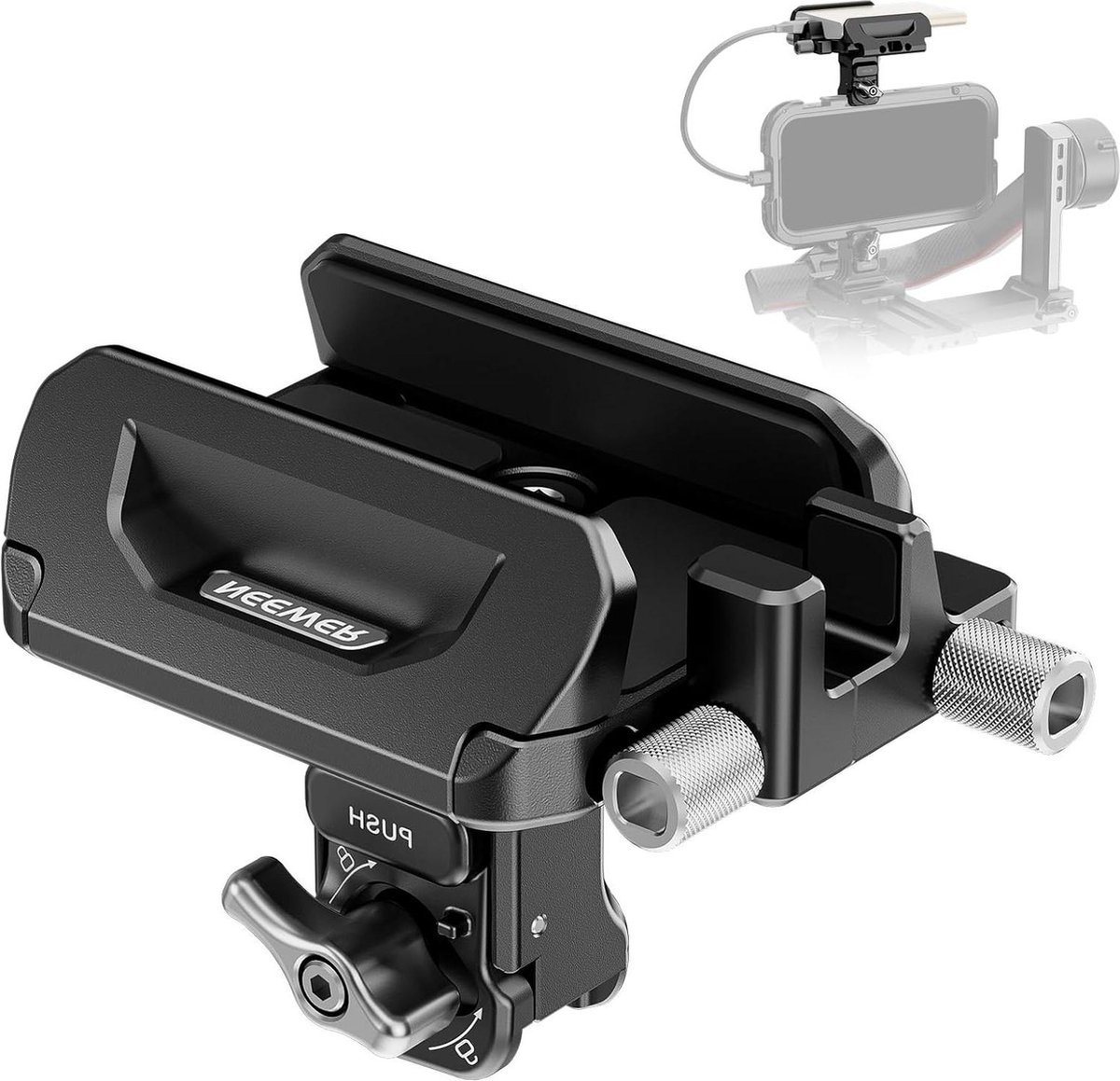 40-65Mm Quick Release Ssd Houder Beugelbevestiging - Smallrig Telefoonkooi Compatibel - 16 Pro Max 15 Pro Max Samsung S24 Ultra T9 T7 T5 Sandisk Pa065 .