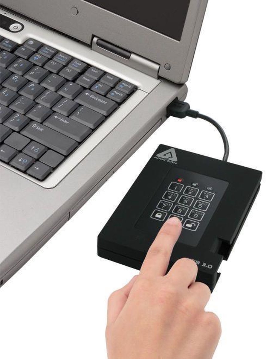 Apricorn Padlock Fortress Ssd 512 Gb opslag - afbeelding 2