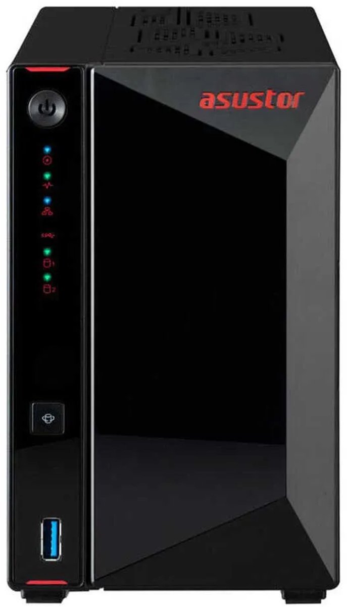 Asustor Asustor As5402T Data-Opslag-Server Nas Intel® Celeron® N5105 4 Gb Ddr4 0 Tb Adm Zwart