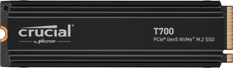 Crucial t700 met heatsink 4 tb ssd - Crucial T700 4TB PCIe Gen5 NVMe M.2 SSD with Heatsink