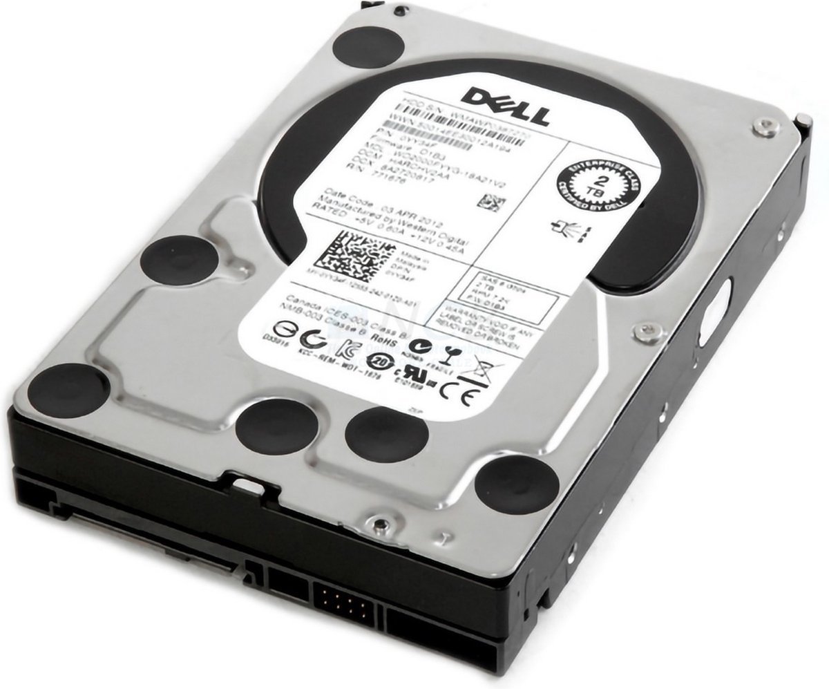 DELL Dell 400-Atjz Interne Harde Schijf 2 Tb 7200 Rpm 2.5" Sata Iii