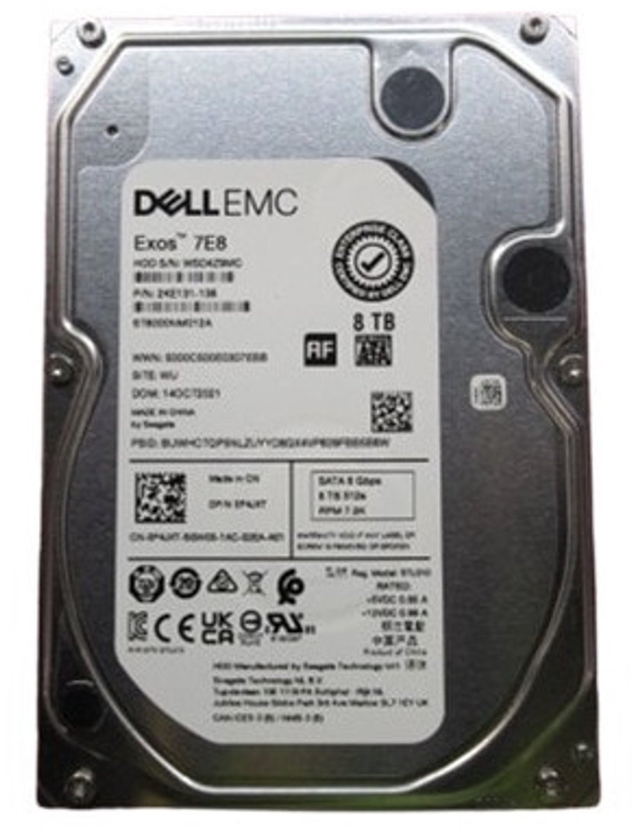 DELL Dell 400-Brdb Interne Harde Schijf 8 Tb 7200 Rpm 3.5" Sata Iii