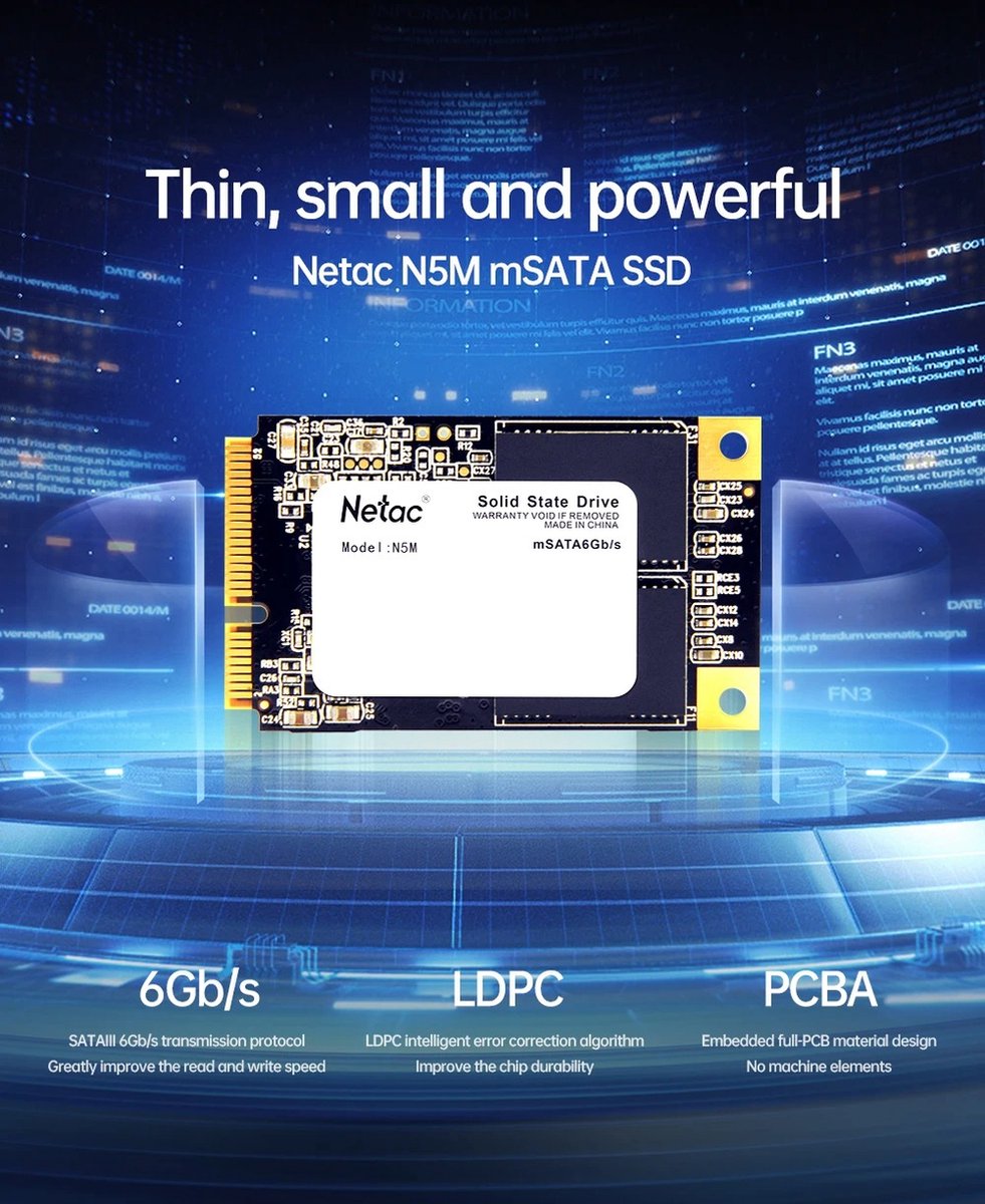 Netac Pro 512GB mSATA SSD - afbeelding 5