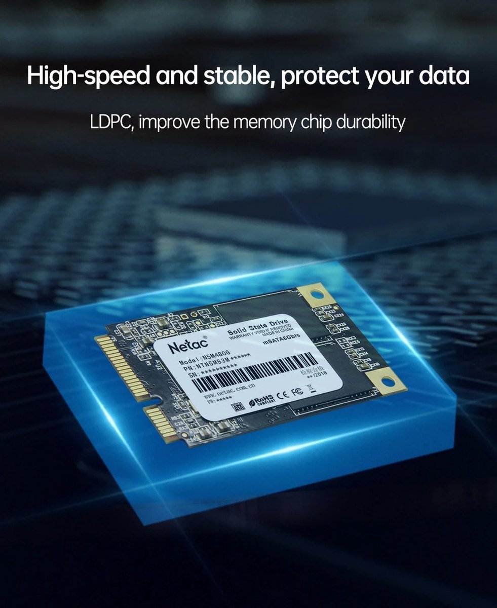 Netac Pro 512GB mSATA SSD - afbeelding 7
