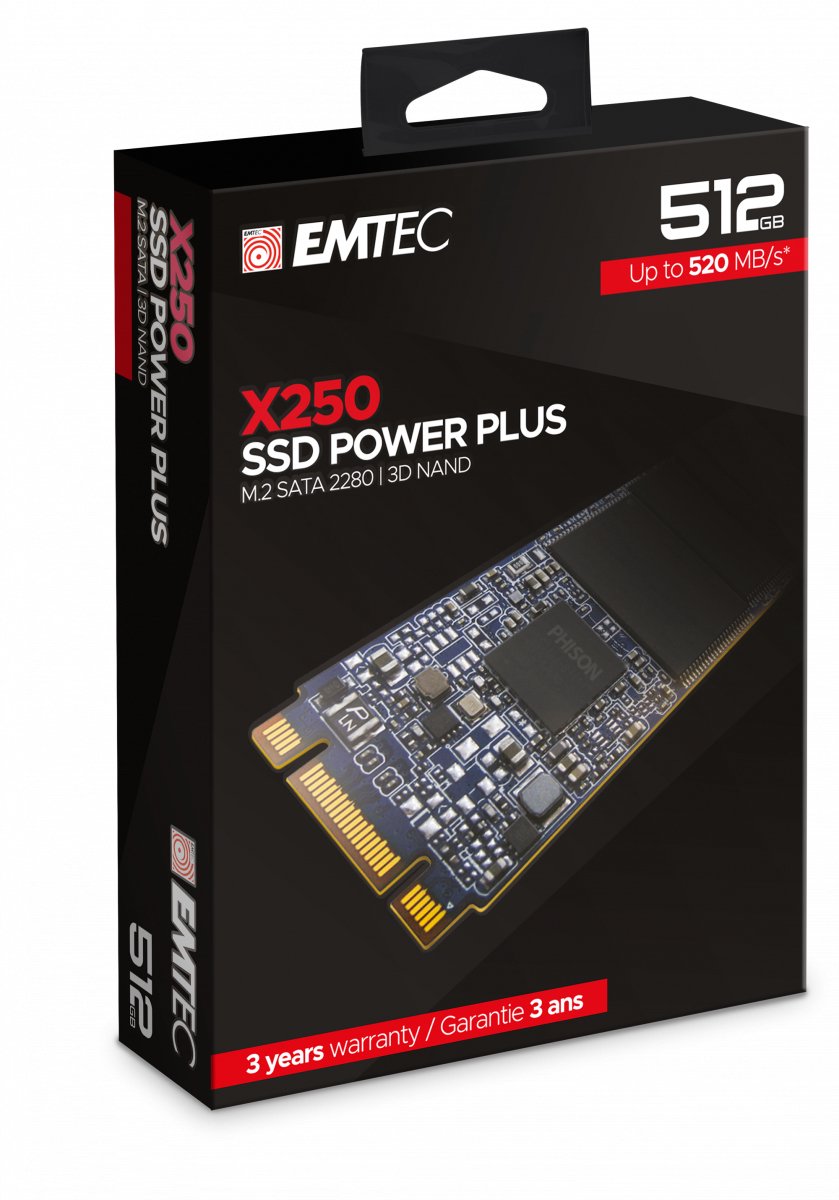 X250 Power Plus 512GB M.2 SATA SSD - afbeelding 5