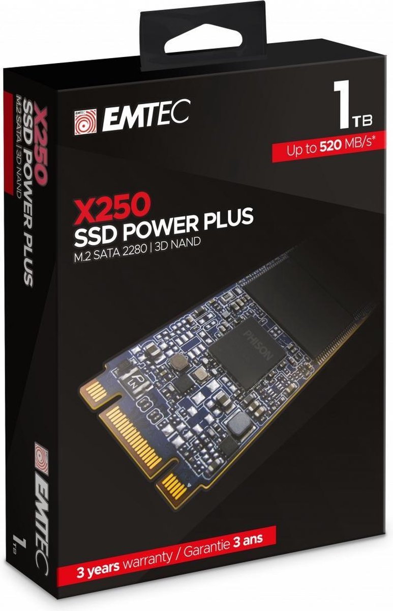 Emtec X250 M.2 1000 Gb Sata Iii opslag - afbeelding 5
