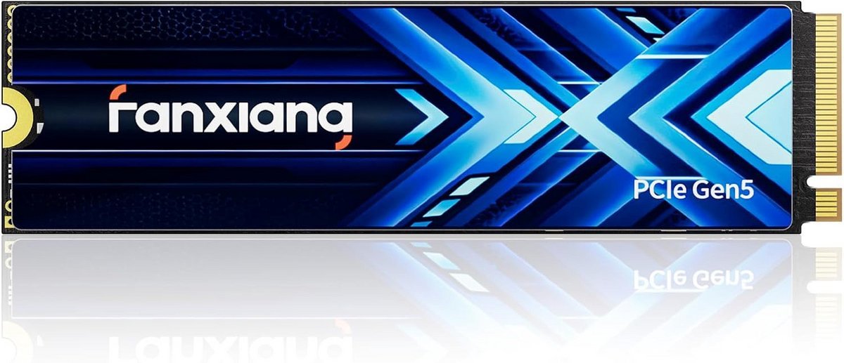  Fanxiang 2Tb Nvme Ssd Pcie Gen5, Read/Write Speeds Up To 14000/10000 Mb/S With Cooling Sticker, M.2 2280 Pcie 5.0 With Dram And Slc, Internal Solid State Drives For Desktops And Laptops - Pc-S910 Pro