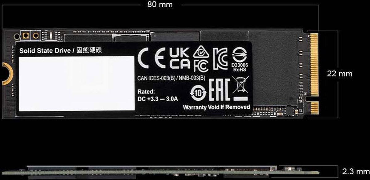 AORUS Gen4 7300 SSD 2TB - afbeelding 2