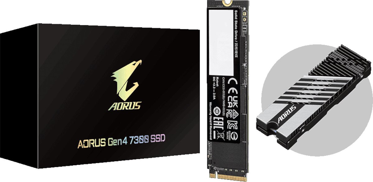 AORUS Gen4 7300 SSD 2TB - afbeelding 4