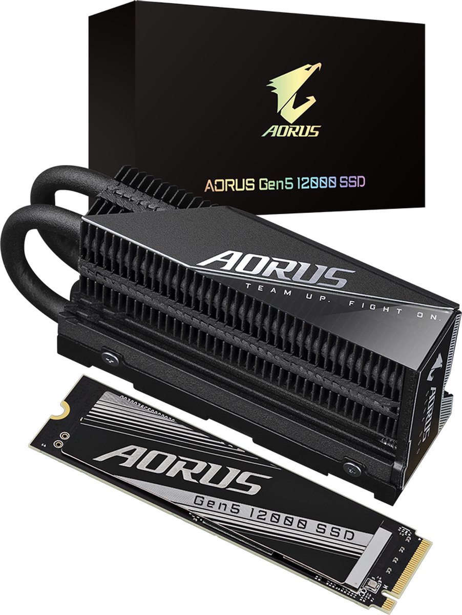 Gigabyte Aorus Gen5 12000 1 Tb M.2 Pci Express 5.0 Nvme 3D Tlc Nand opslag - afbeelding 4