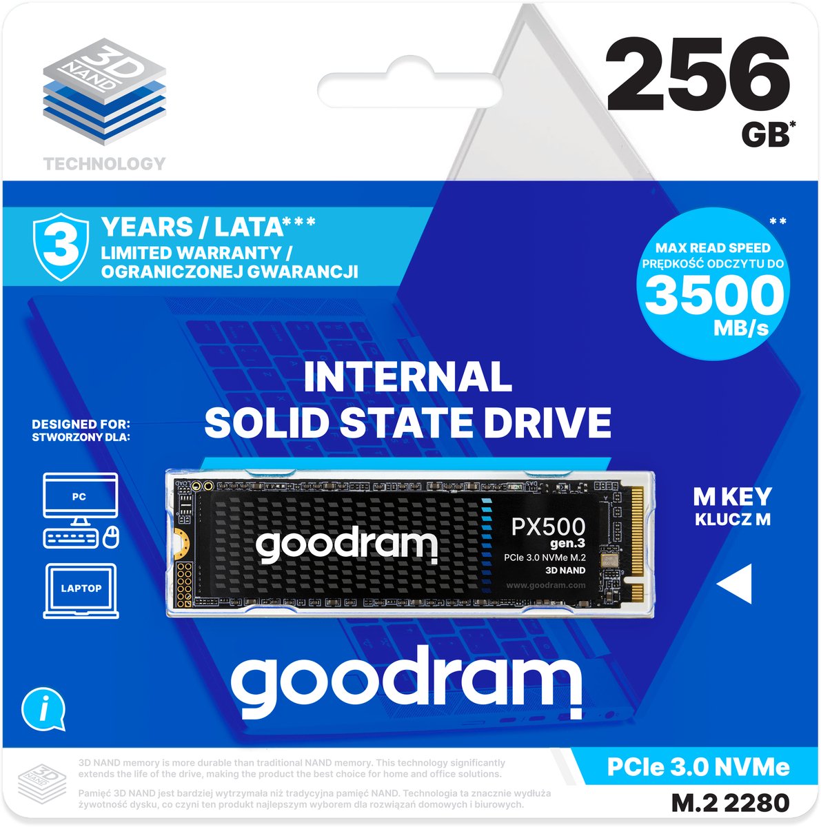 PX500 Gen. 3 256GB M.2 NVMe SSD - afbeelding 5