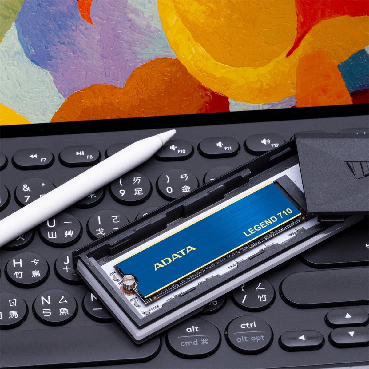 ADATA LEGEND 710 512GB M.2 NVMe PCIe Gen3 x4 SSD - afbeelding 4