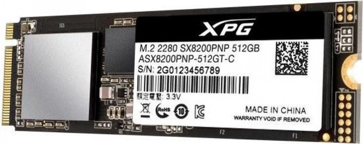 ADATA XPG SX8200 Pro 512GB M.2 NVMe SSD - afbeelding 9