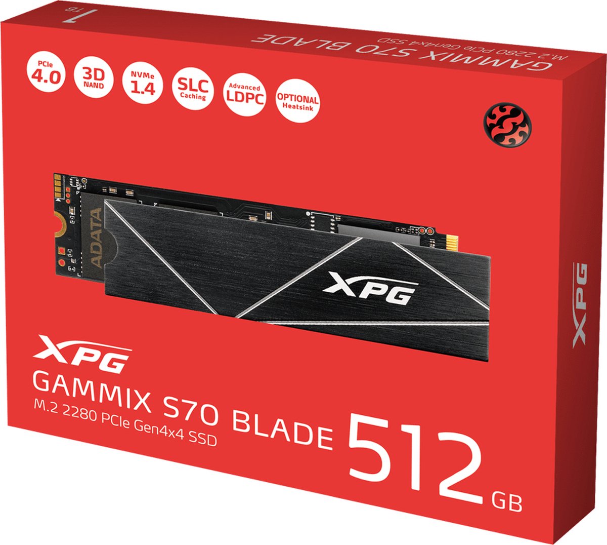 Adata XPG Gammix S70 Blade 512GB SSD - afbeelding 4