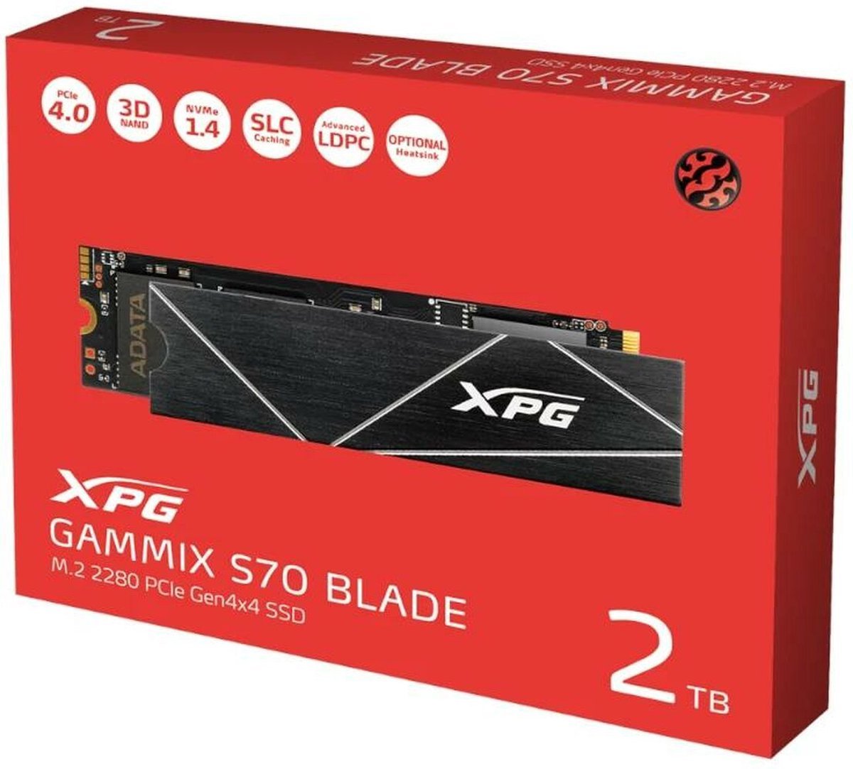 Hard Hard Drive Adata Gammix S70 Blade M.2 Ssd 2 Tb Ssd