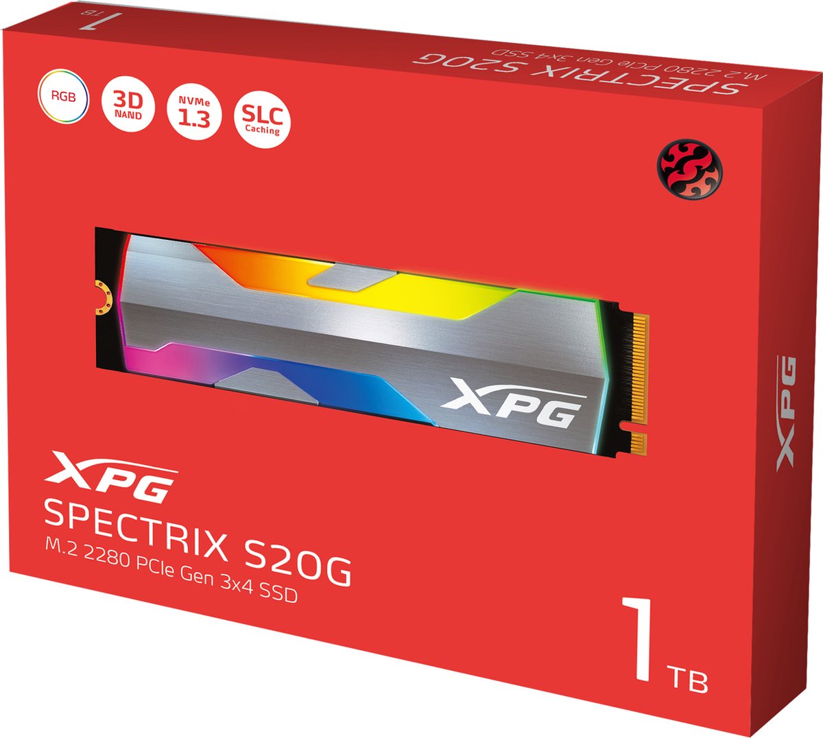 XPG SPECTRIX S40G RGB 1TB PCIe Gen3x4 M.2 2280 Solid State Drive - afbeelding 5