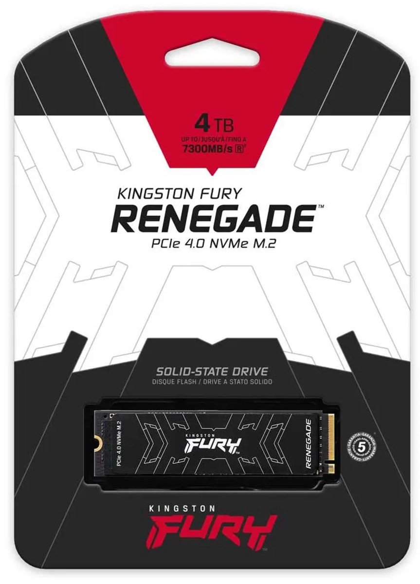 Kingston FURY Renegade 4TB PCIe Gen4 NVMe M.2 2280 SSD - afbeelding 9
