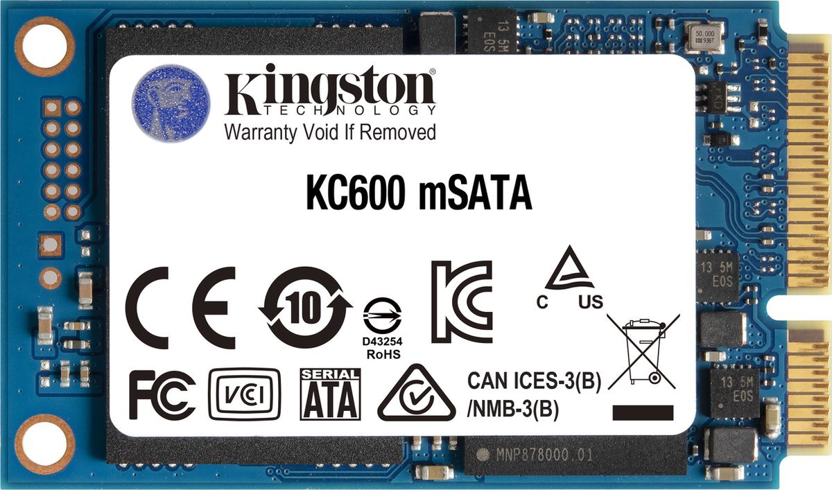 Hard Hard Drive Kingston Skc600Ms Tlc 3D Msata 1 Tb Ssd