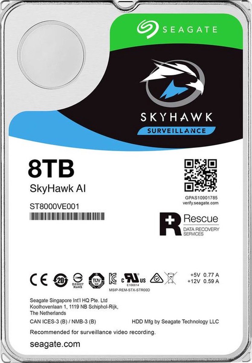 SkyHawk AI 8TB 3.5" HDD - afbeelding 5