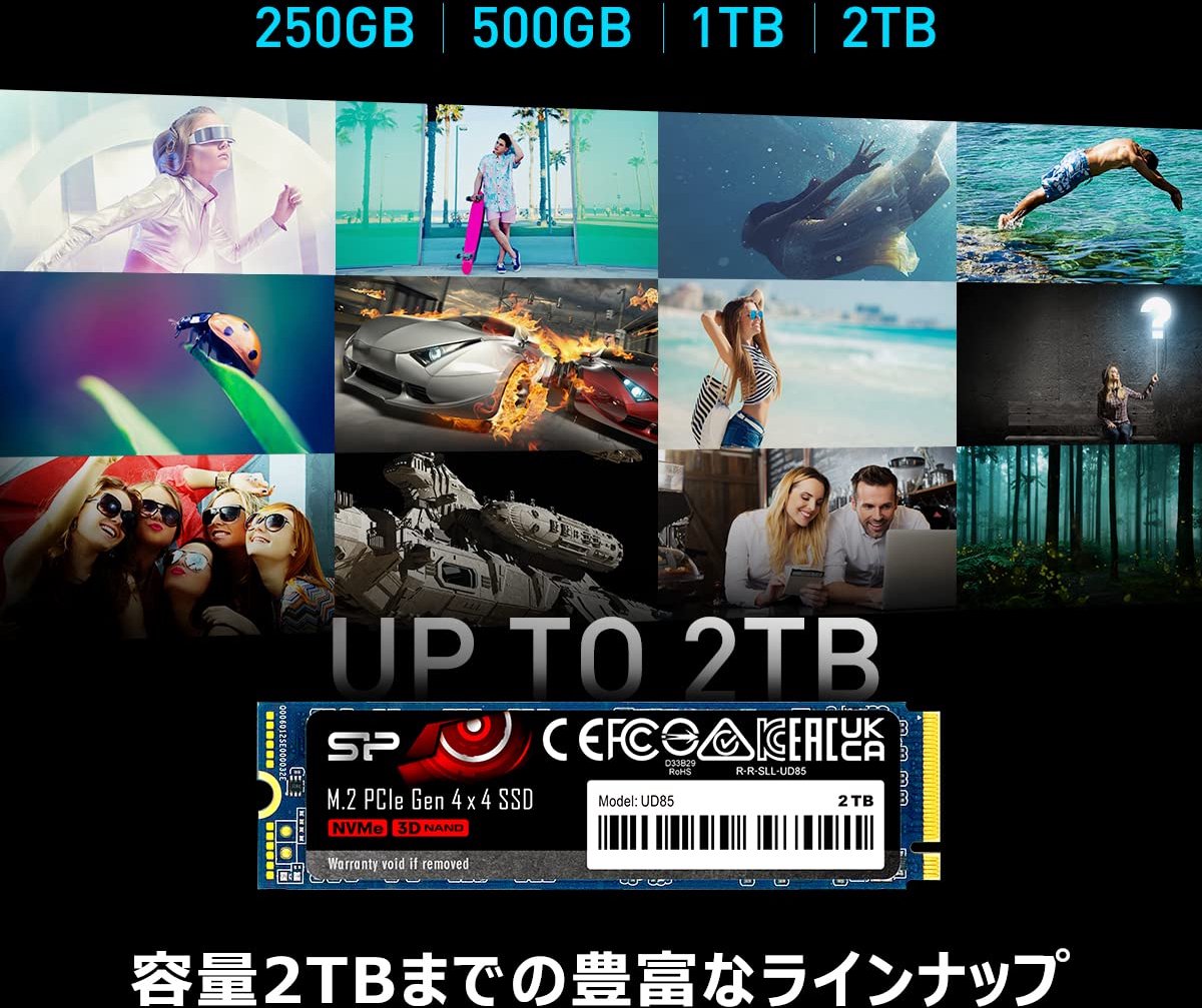 Silicon Power UD85 2TB M.2 SSD - afbeelding 5