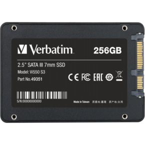 Hard Drive Verbatim Vi550 S3 256 Gb Ssd opslag - afbeelding 3