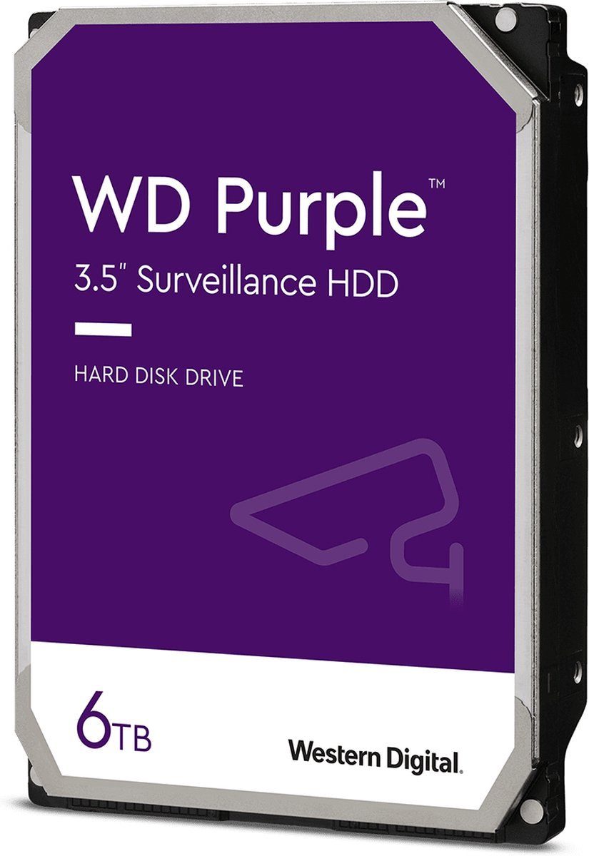 Hard Hard Drive Western Digital Sata Purple 3,5"