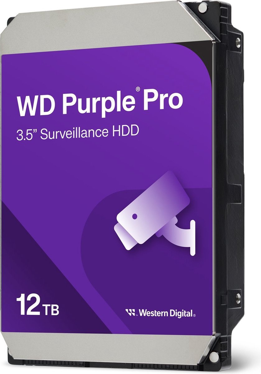 Western Digital Western Digital Purple Plus - Interne Harde Schijf - Hdd - 256Mb Cache - 12 Tb