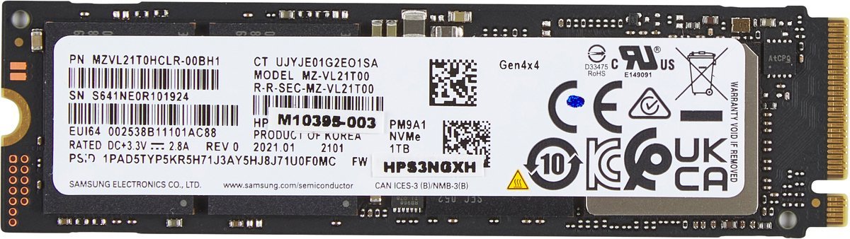 HP Hp 1Tb Pcie-4X4 Nvme Solid State Drive