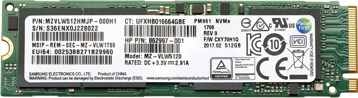 HP Hp 1Tb Pcie 4X4 Nvme Tlc Ssd M.2 Pci Express 4.0
