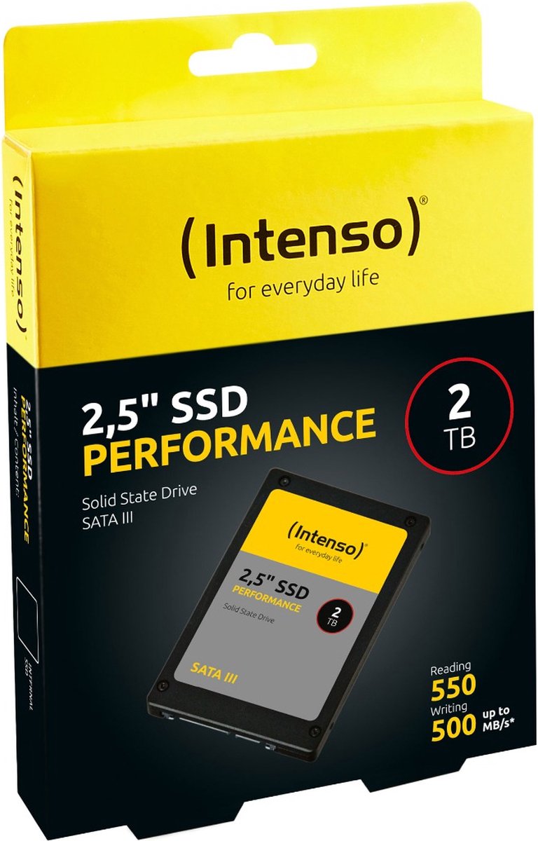 Intenso 2.5" SSD SATA III Performance 2TB - afbeelding 3